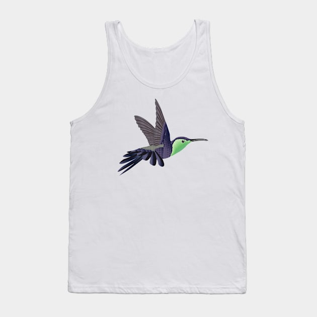 Hummingbird - Green Tank Top by Pet & Nature Lovers